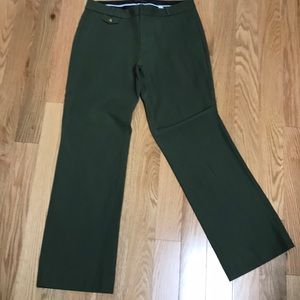 Banana Republic army green Logan pants